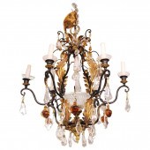 HOLLYWOOD REGENCY CRYSTAL FRUI