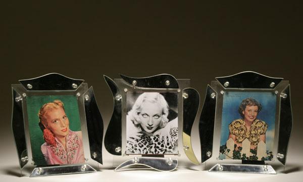 Hollywood Regency decorative items;