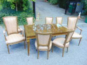 HOLLYWOOD REGENCY DINING TABLE