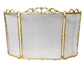 HOLLYWOOD REGENCY GILT BRASS F
