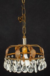HOLLYWOOD REGENCY GILT METAL C