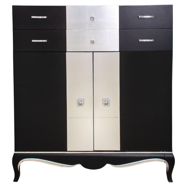 HOLLYWOOD REGENCY GLAM BLACK