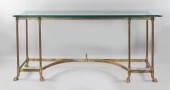 HOLLYWOOD REGENCY GLASS AND BR