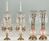 HOLLYWOOD REGENCY LAMPS AND BA