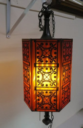 HOLLYWOOD REGENCY LITHOPANE 6