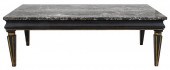 HOLLYWOOD REGENCY MARBLE TOP C