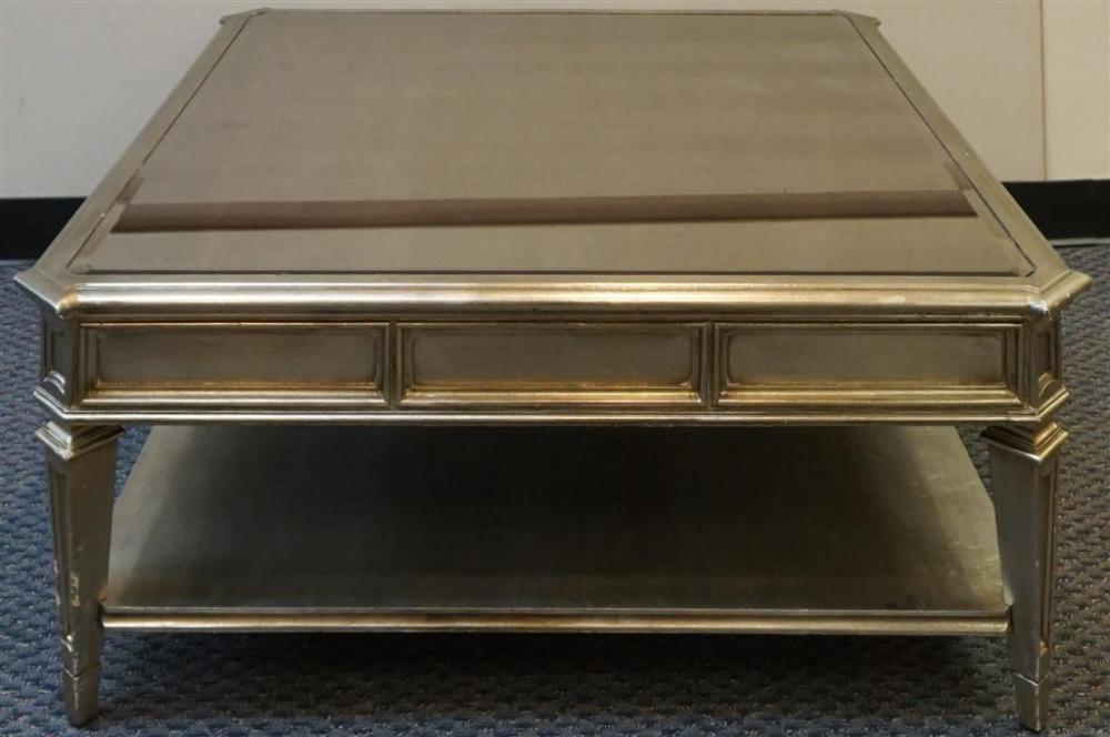HOLLYWOOD REGENCY MIRRORED TOP