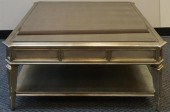 HOLLYWOOD REGENCY MIRRORED TOP