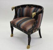 HOLLYWOOD REGENCY RAM HORN TUB