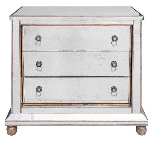 HOLLYWOOD REGENCY REVIVAL MIRROR