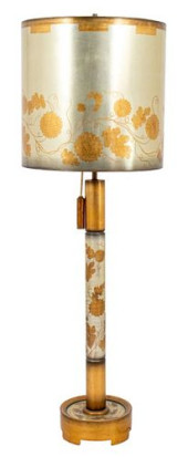 HOLLYWOOD REGENCY SILVERED &AM