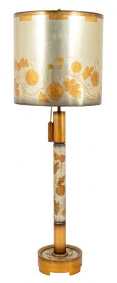 HOLLYWOOD REGENCY SILVERED & G