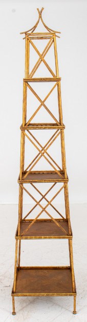 HOLLYWOOD REGENCY STACKABLE PA