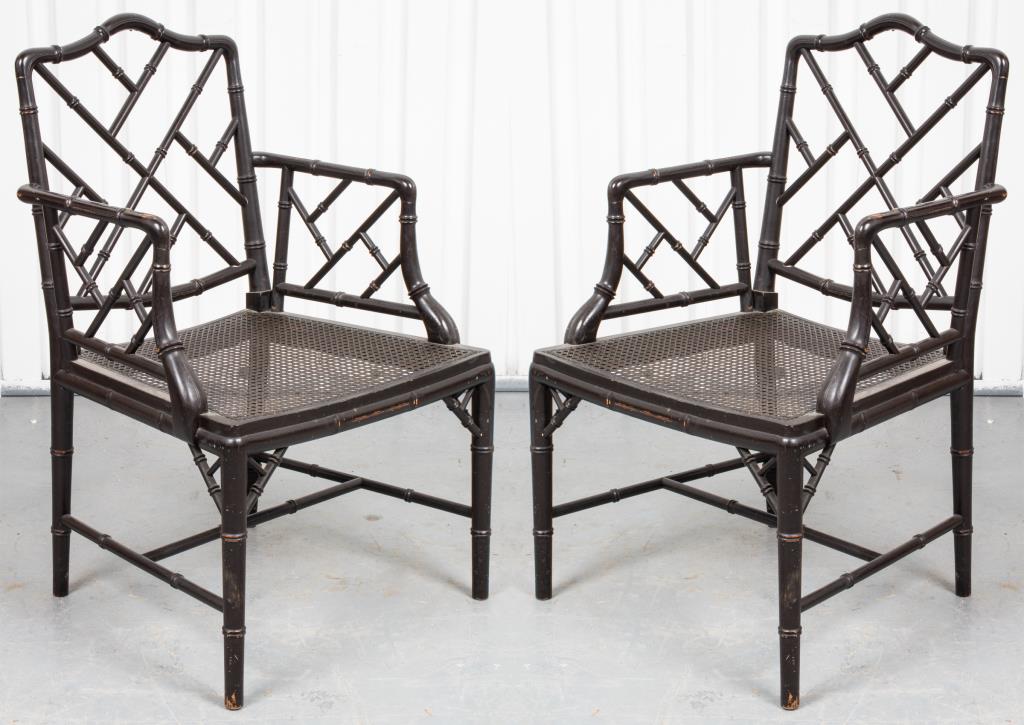 HOLLYWOOD REGENCY STYLE BLACK