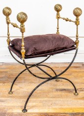 HOLLYWOOD REGENCY STYLE BRASS