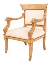 HOLLYWOOD REGENCY STYLE CARVED