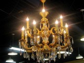 HOLLYWOOD REGENCY STYLE CHANDE