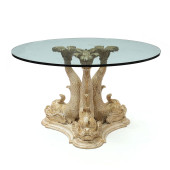 HOLLYWOOD REGENCY STYLE GLASS