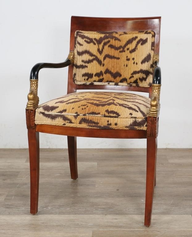 HOLLYWOOD REGENCY STYLE TIGER PRINT