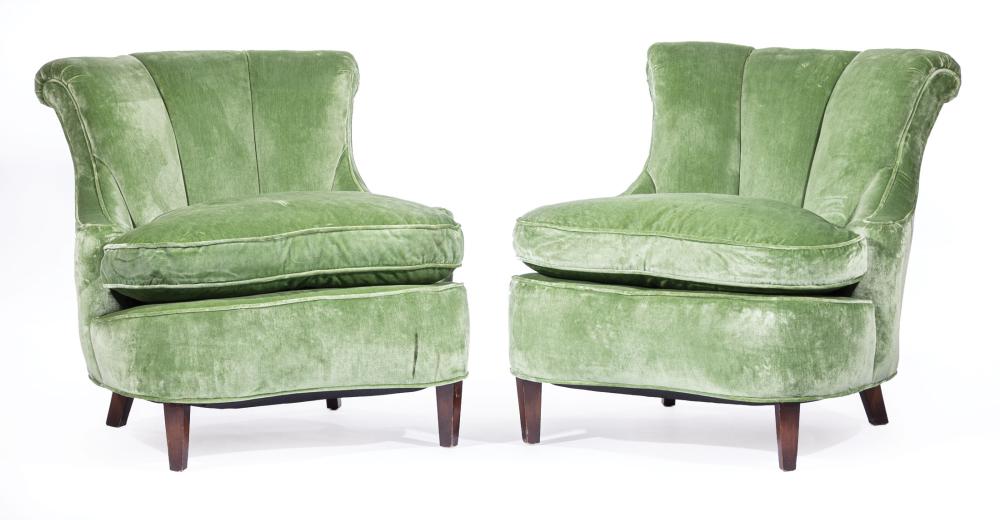 HOLLYWOOD REGENCY UPHOLSTERED
