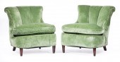 HOLLYWOOD REGENCY UPHOLSTERED
