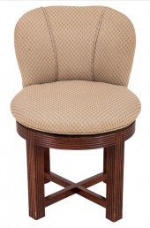 HOLLYWOOD REGENCY UPHOLSTERED