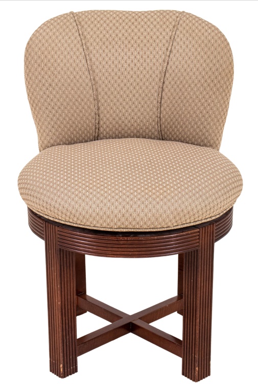 HOLLYWOOD REGENCY UPHOLSTERED