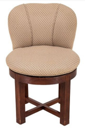 HOLLYWOOD REGENCY UPHOLSTERED