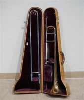 HOLTON BRASS TROMBONE WITH CAS