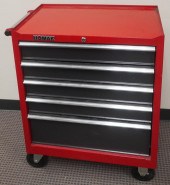 HOMAK RED ENAMEL TOOL CHEST 35