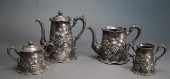 HOMAN SILVER PLATE FOUR PIECE