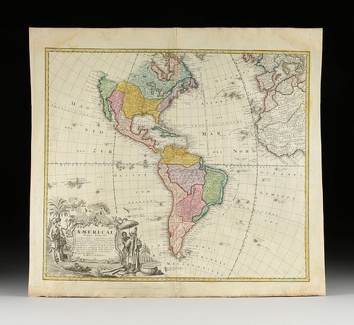 HOMANN HEIRS, A MAP OF THE
