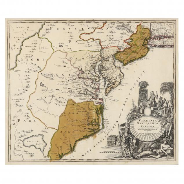 HOMANN, JOHANN BAPTIST. VIRGINIA