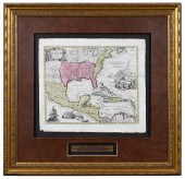 HOMANN - MAP OF MEXICO AND FLO
