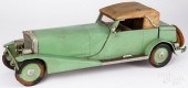 HOMEMADE WOODEN CAR MODEL, EAR