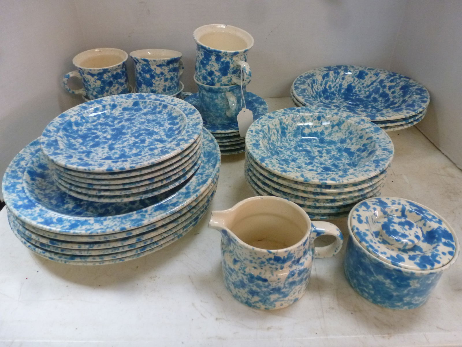 HOMER LAUGHLIN "SPLATTER BLUE"