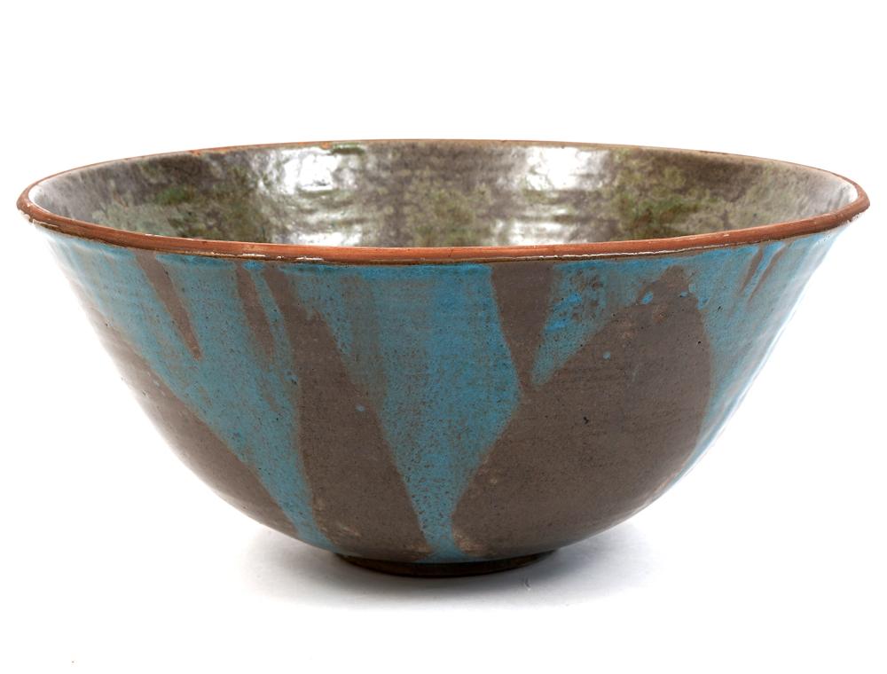 HOMER LORD BLUE & BROWN GLAZED