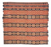 HOMESPUN COVERLET DATED 1840 6