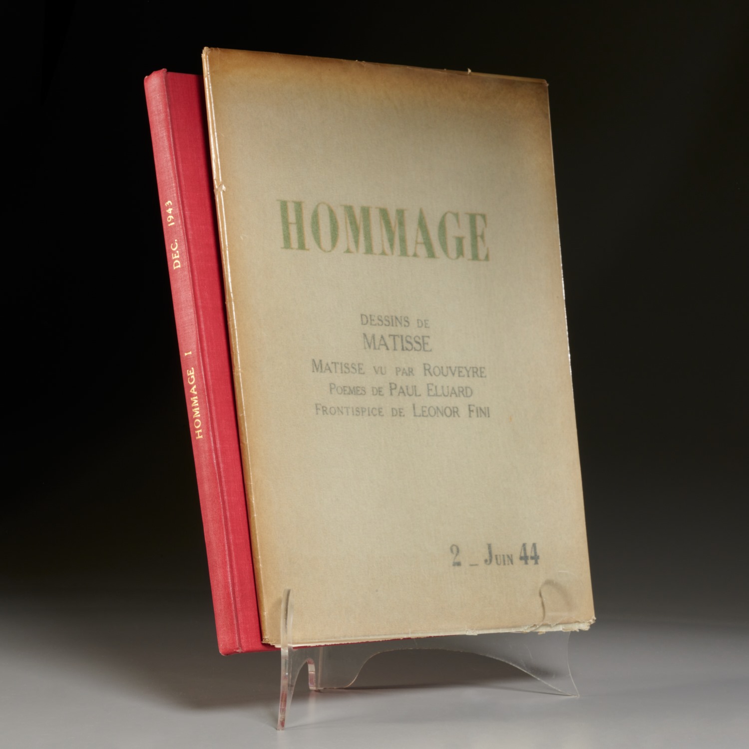 HOMMAGE NO. 1, 1943 AND NO. 2, 1944