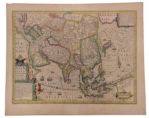 HONDIUS - ASIAE NOVA DESCRIPTIO,