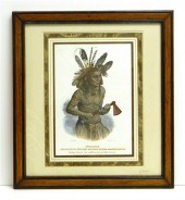Honegger lithograph  Native Am