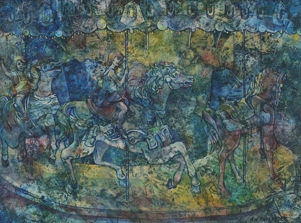 HONEY W. KURLANDER OIL ON