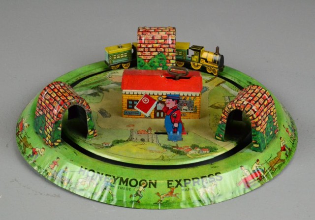 Honeymoon Express Litho Tin Train