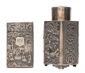 Hong Kong export silver tea ca
