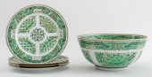 HONG KONG GREEN PATTERNED BOWL