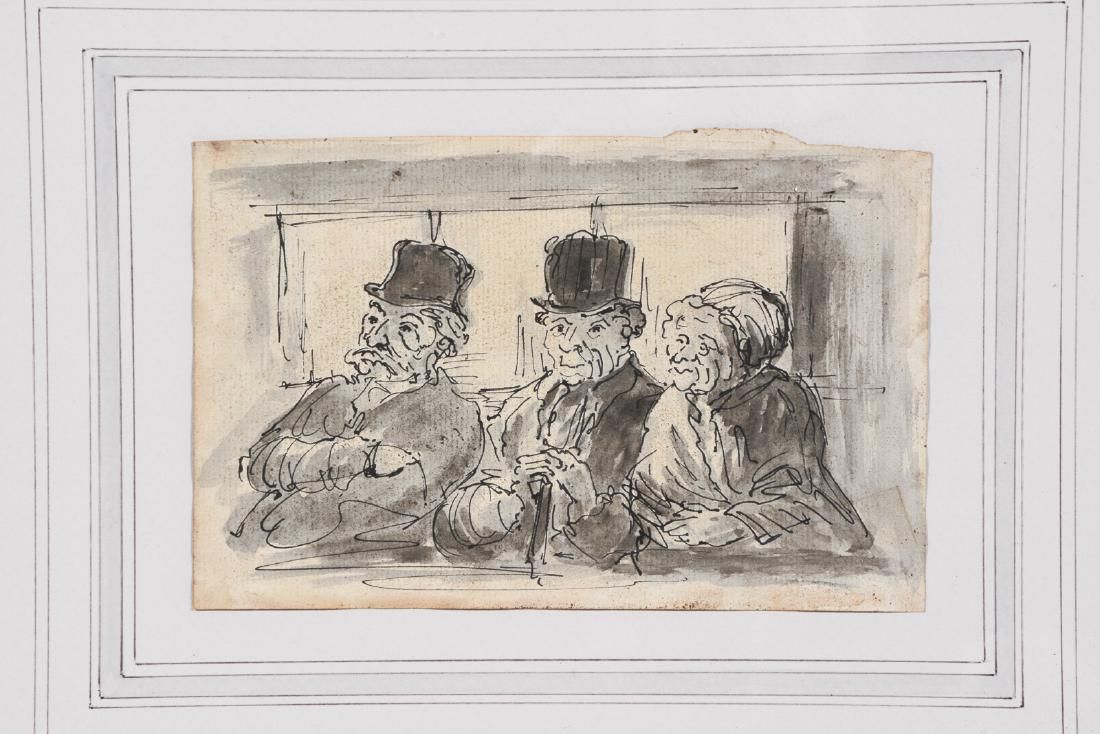 HONORE DAUMIER, ATTRIBUTED,