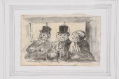 HONORE DAUMIER, ATTRIBUTED, "F
