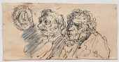 HONORE DAUMIER, ATTRIBUTED, "T