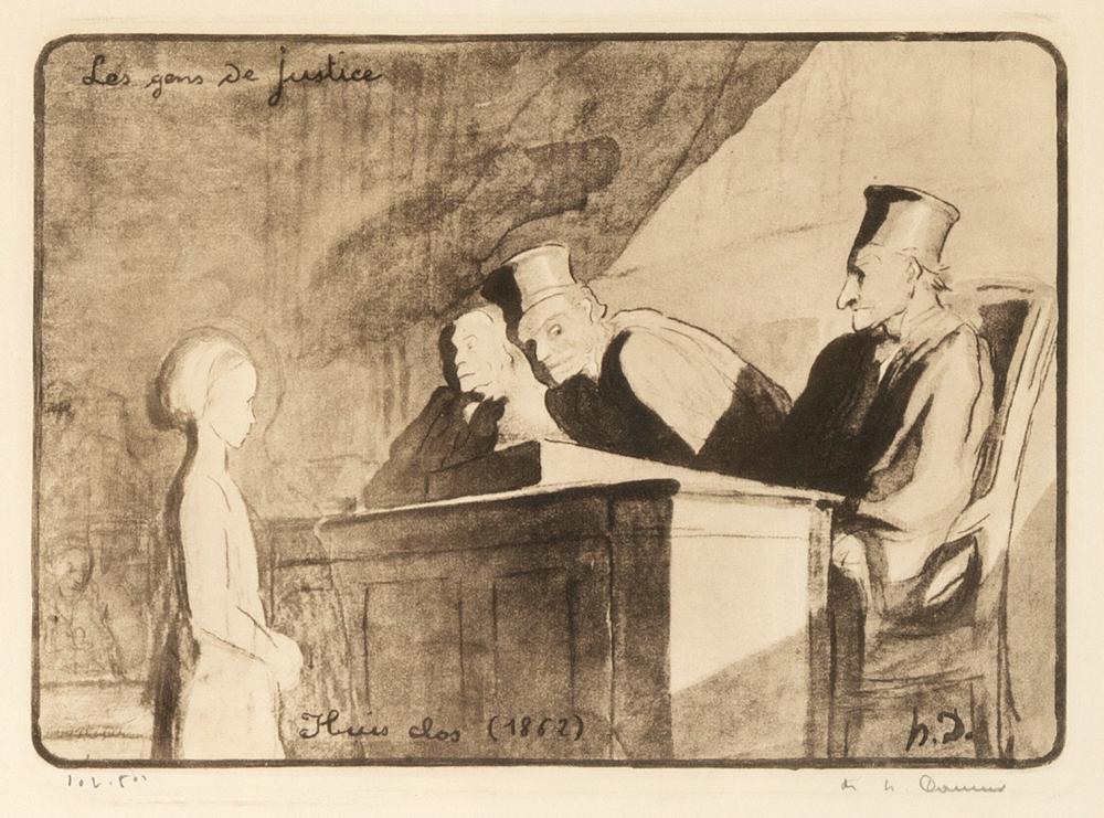 HONORE DAUMIER, LES GENS DE