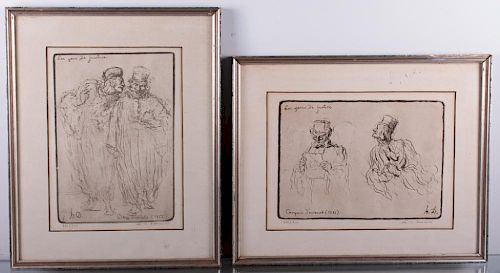 HONORE DAUMIER LES GENS DE